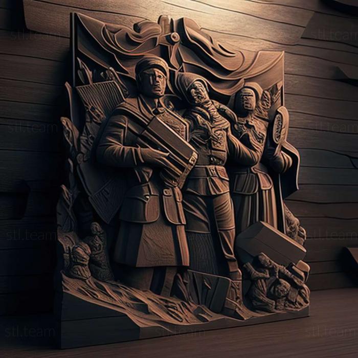 3D model Red Orchestra 2 Heroes of Stalingrad game (STL)